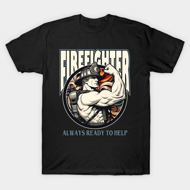 firefighter T-Shirt by sisidsi